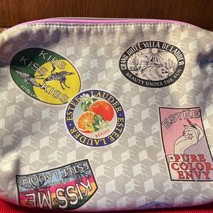 Medium Sized, Zipper,  Cosmetic Bag by Estee Lauder